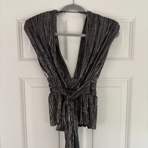 Sabina Musayev Black Shelby top - Picture 3 of 4